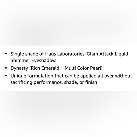 NIB Haus Labs Lady Gaga Glam Attack Liquid Shimmer Eyeshadow in Dynasty - Picture 6 of 14